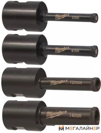 Набор коронок Milwaukee 4932471863 (4 шт) купить в Минске с доставкой