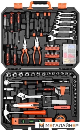 Универсальный набор инструментов Deko DKMT208 (208 предметов) купить в Минске с доставкой