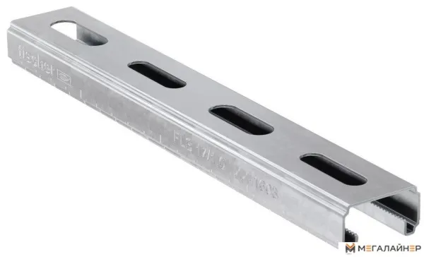 Профиль монтажный Fischer Channel FLS 17/1.0 - 2 m 572539 (8 шт) купить в Минске с доставкой