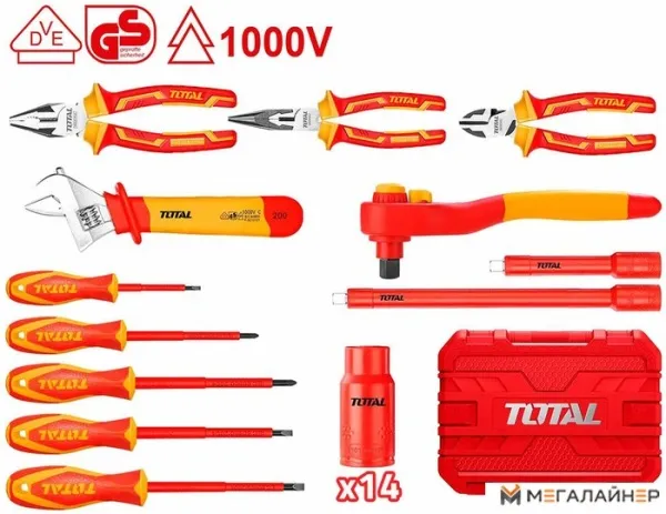 Универсальный набор инструментов Total THKITH2601 (26 предметов) купить в Минске с доставкой
