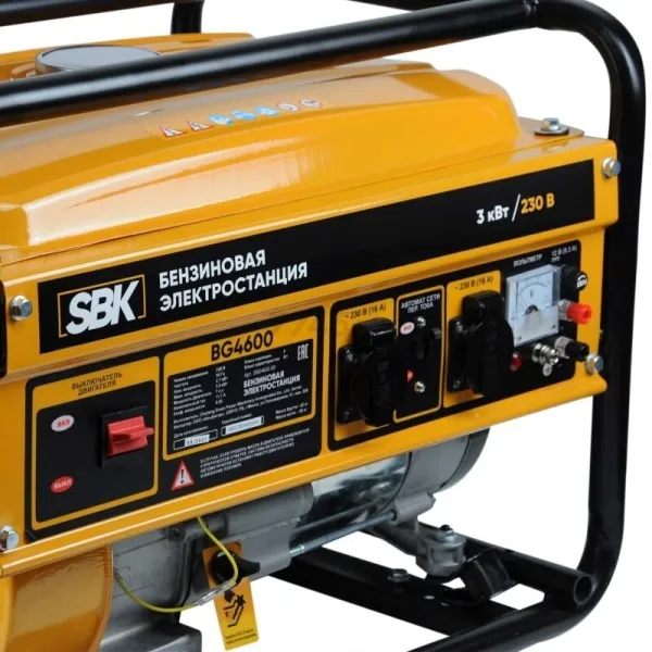 Купить Бензиновый генератор SBK BG4600 в Минске с доставкой по РБ
