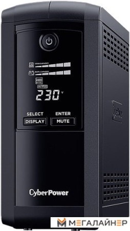 Купить Источник бесперебойного питания CyberPower Value Pro VP1000E(I)LCD в Минске с доставкой