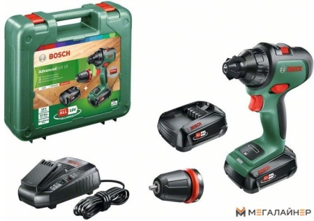Дрель-шуруповерт Bosch AdvancedDrill 18 06039B5006 (с 2-мя АКБ, кейс) купить в Минске с доставкой