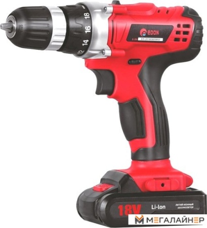 Дрель-шуруповерт Edon AD-18C (с 2-мя АКБ, кейс) купить в Минске с доставкой