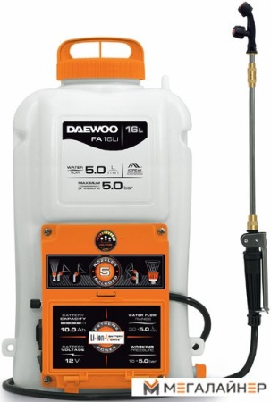 Аккумуляторный опрыскиватель Daewoo Power FA 16Li купить в Минске с доставкой