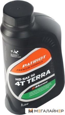 Моторное масло Patriot G-Motion HD SAE 30 4Т TERRA 1л купить в Минске с доставкой