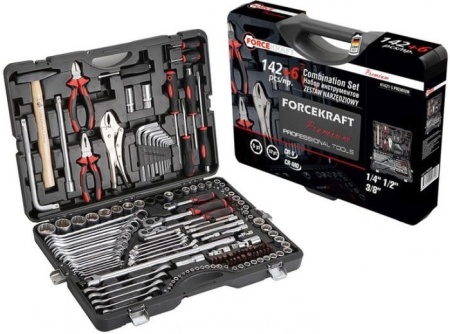 Универсальный набор инструментов ForceKraft FK-41421-5 Premium (148 предметов) купить в Минске с доставкой