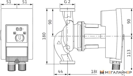 Насос Wilo Yonos MAXO 30/0,5-10 купить в Минске с доставкой