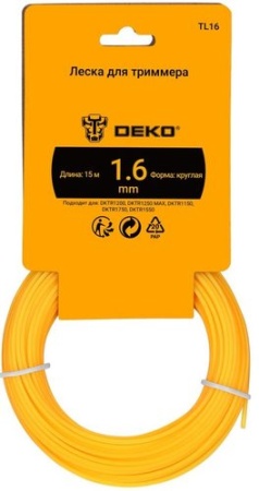 Леска для триммера Deko TL16 065-1057