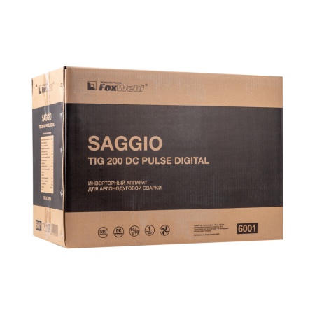 Аппарат аргонодуговой сварки Foxweld SAGGIO TIG 200 DC Pulse Digital