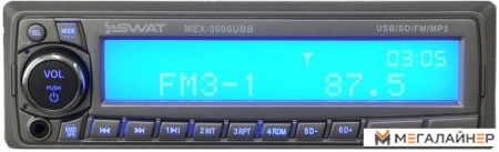 USB-магнитола Swat MEX-3006UBB