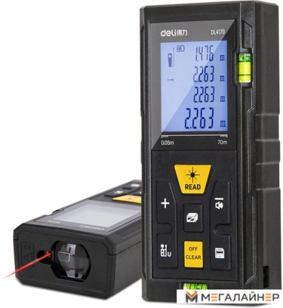Купить Лазерный дальномер Deli DL4170 в Минске с доставкой