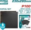 Набор шлифлистов Total TAC010016 (50 шт)