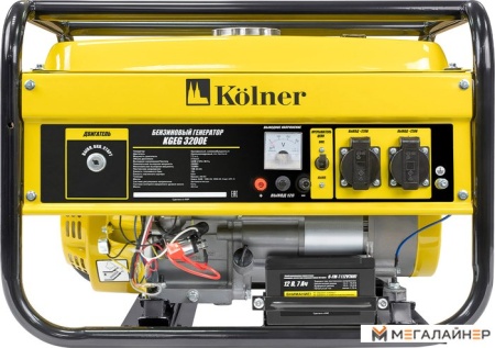 Купить Бензиновый генератор Kolner KGEG 3200E в Минске с доставкой по РБ