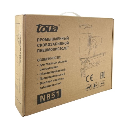 Пневматический скобозабивной пистолет Toua N851