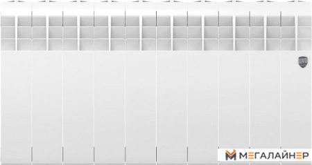 Биметаллический радиатор Royal Thermo BiLiner 350 Bianco Traffico (10 секций)