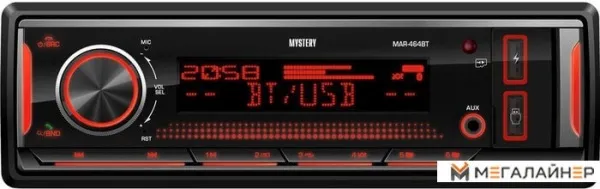 USB-магнитола Mystery MAR-464BT