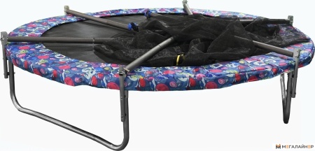 Батут Calviano Smile 183 см-6 ft с внутренней сеткой складной