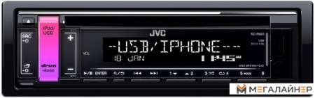 CD/MP3-магнитола JVC KD-R691