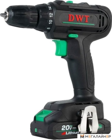 Дрель-шуруповерт DWT ABSP-20 NF-2 BMC (с 2-мя АКБ, кейс) купить в Минске с доставкой