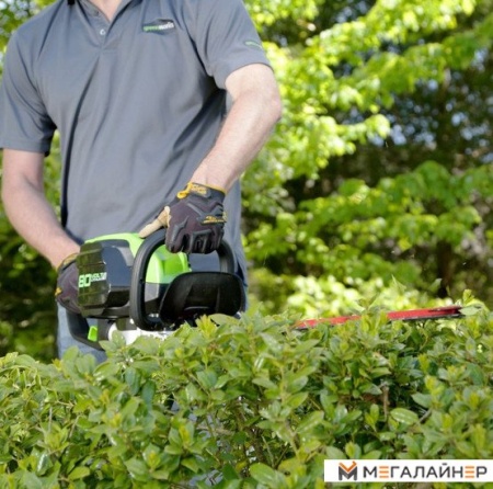 Кусторез с длинным штоком Greenworks GD80HT [2200607] купить в Минске с доставкой