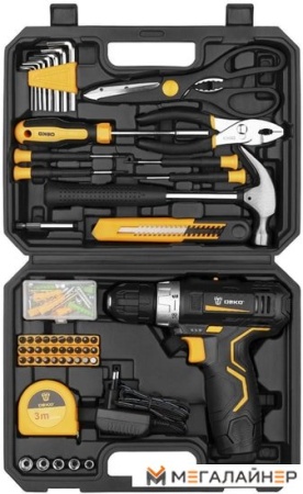 Дрель-шуруповерт Deko GCD12DU3 SET 104 063-4095 (с 1-им АКБ, кейс, набор оснастки) купить в Минске с доставкой
