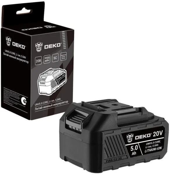 Аккумулятор Deko UNV5.0 CORE 082-1014 (20В/5 Ач)