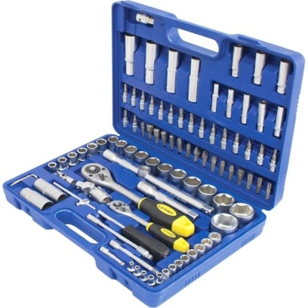 Универсальный набор инструментов Калибр НСМ-94 (94 предмета) купить в Минске с доставкой