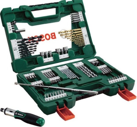 Универсальный набор инструментов Bosch V-Line Titanium 2607017195 91 предмет купить в Минске с доставкой