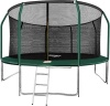 Батут Arland Премиум 14ft с внутренней сеткой и лестницей (темно-зеленый)