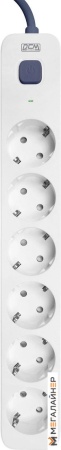 Купить Стабилизатор Powercom SP-06W (1.8м, 6 розеток, белый/серый) в Минске с доставкой