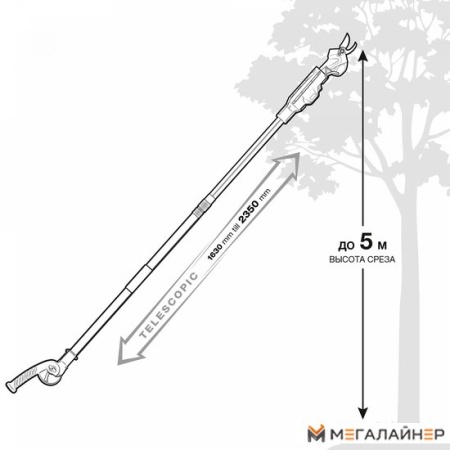 Рукоятка телескопическая Daewoo Power DAGP 235 купить в Минске с доставкой