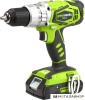 Дрель-шуруповерт Greenworks G24CDB2 3802307 (с 1-ми АКБ, кейс) купить в Минске с доставкой