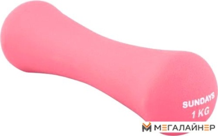 Гантели Sundays IR92004-D 1 кг (розовый)