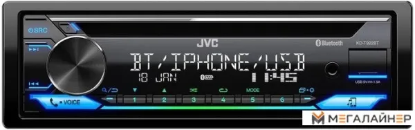 CD/MP3-магнитола JVC KD-T922BT