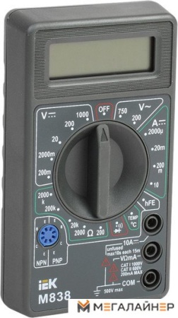 Купить Мультиметр IEK Universal M838 в Минске с доставкой