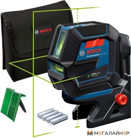 Купить Лазерный нивелир Bosch GCL 2-50 G Professional 0601066M00 (RM 10) в Минске с доставкой