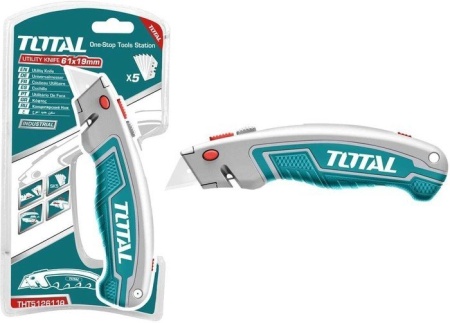 Нож строительный Total THT5126128 купить в Минске с доставкой