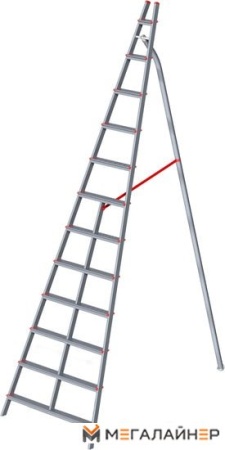 Лестница-стремянка Новая высота NV 319 алюминиевая садовая 12 ступеней купить в Минске с доставкой
