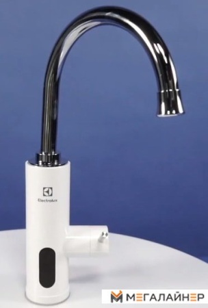 Проточный электрический водонагреватель-кран Electrolux Taptronic (белый) купить в Минске с доставкой