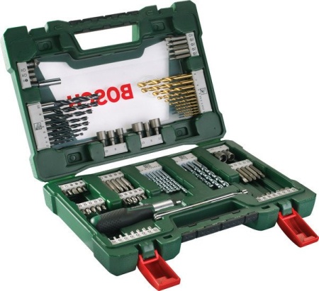 Универсальный набор инструментов Bosch V-Line Titanium 2607017195 91 предмет купить в Минске с доставкой