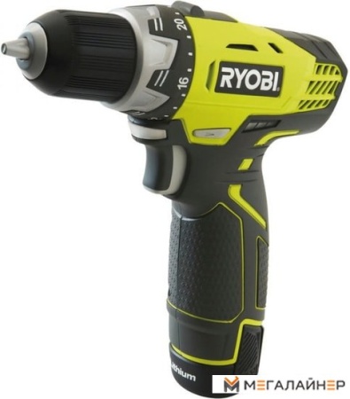 Дрель-шуруповерт Ryobi RCD1201-220S 5133005059 (с 2-мя АКБ, сумка) купить в Минске с доставкой