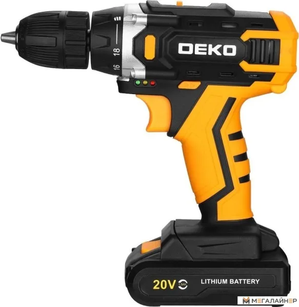 Дрель-шуруповерт Deko Banger 20V ONE + 083-1042 (с 1-им АКБ) купить в Минске с доставкой