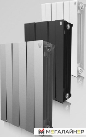 Биметаллический радиатор Royal Thermo PianoForte 500 Noir Sable (12 секций)