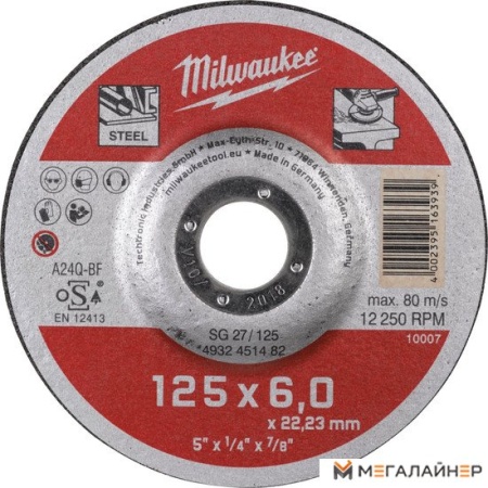 Шлифовальный круг Milwaukee 4932451482