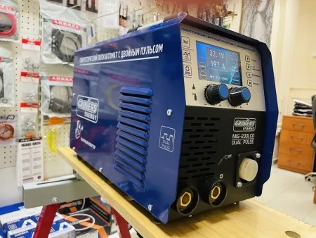 Сварочный полуавтомат GROVERS ENERGY MIG-200 LCD DUAL PULSE