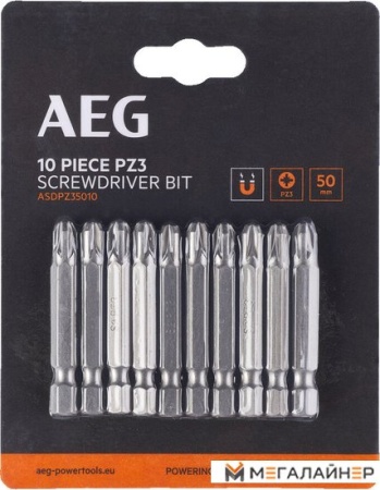 Набор бит AEG Powertools 4932479516 (10 шт) купить в Минске с доставкой