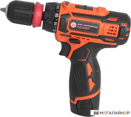 Дрель-шуруповерт Калибр ДА-12-2 (с 2-мя АКБ, кейс) купить в Минске с доставкой