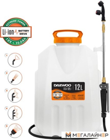 Аккумуляторный опрыскиватель Daewoo Power DSA 12Li купить в Минске с доставкой