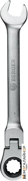 Гаечный ключ Berger Комбинированный с шарниром 8мм BG1237 купить в Минске с доставкой